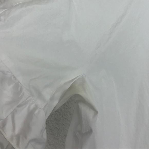 MAXMARA White ruffle sleeve cotton blouse 14 - Picture 2 of 7
